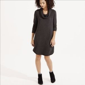 Lou & Grey Cowl Neck draw string dress